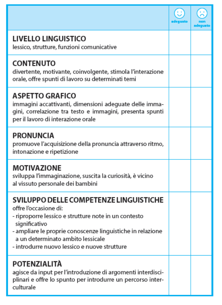 storytelling tabella